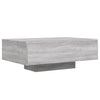Grauer Couchtisch mit LED-Beleuchtung Pimpi 85x55x31cm (Sonoma)