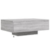 Grauer Couchtisch mit LED-Beleuchtung Pimpi 85x55x31cm (Sonoma)