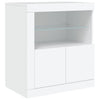Weißes Sideboard mit LED-Beleuchtung Andronikus 60,5x37x67cm