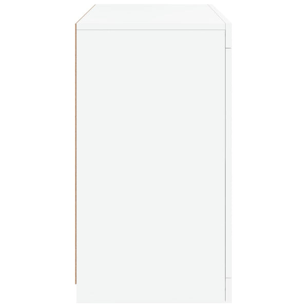 Weißes Sideboard mit LED-Beleuchtung Andronikus 60,5x37x67cm