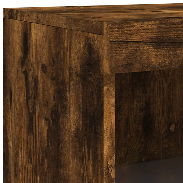 Savutammi sivukaappi Hurezeanu (led-valoilla, puinen)