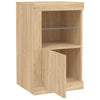 Sonoma-Eiche Sideboard Shelvie (mit LED-Beleuchtung, Holz)