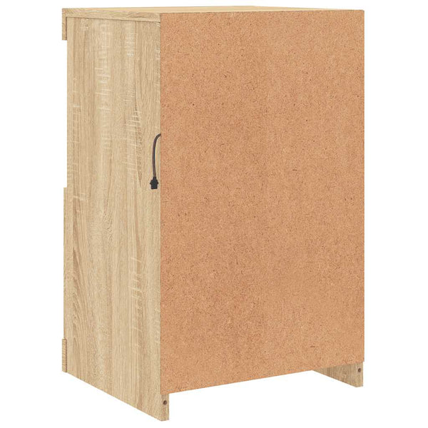 Sonoma-Eiche Sideboard Shelvie (mit LED-Beleuchtung, Holz)