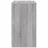 Grauer Beistellschrank mit LED-Beleuchtung Shelvie (Sonoma-Holz)