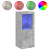 Betoninharmaa senkki led-valoilla Borselim 41x37x100cm