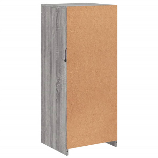 Graue Kommode mit LED-Beleuchtung Borselim 41x37x100cm
