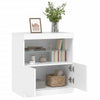 Valkoinen senkki led-valoilla Corentin 60x37x67cm