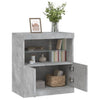 Betongraues Sideboard mit LED-Beleuchtung Corentin 60x37x67cm