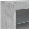 Betongraues Sideboard mit LED-Beleuchtung Corentin 60x37x67cm