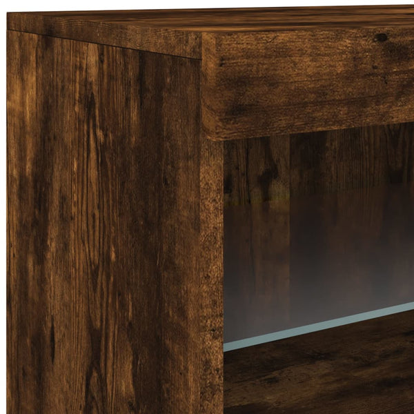 Savutammi senkki led-valoilla Corentin 60x37x67cm