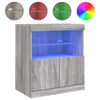 Graues Sideboard mit LED-Beleuchtung Corentin 60x37x67cm