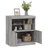 Graues Sideboard mit LED-Beleuchtung Corentin 60x37x67cm