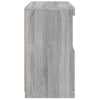 Graues Sideboard mit LED-Beleuchtung Corentin 60x37x67cm