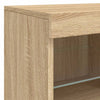 Sonoma-Eiche Sideboard mit LED-Beleuchtung Hisham 81x37x67cm