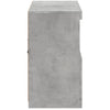Betoninharmaa senkki led-valoilla Hisham 81x37x67cm