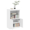 Valkoinen senkki led-valoilla Velichi 60,5x37x100cm