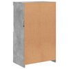 Betongraues Sideboard mit LED-Beleuchtung Velichi 60,5x37x100cm