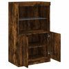 Räuchereiche Sideboard mit LED-Beleuchtung Velichi 60,5x37x100cm