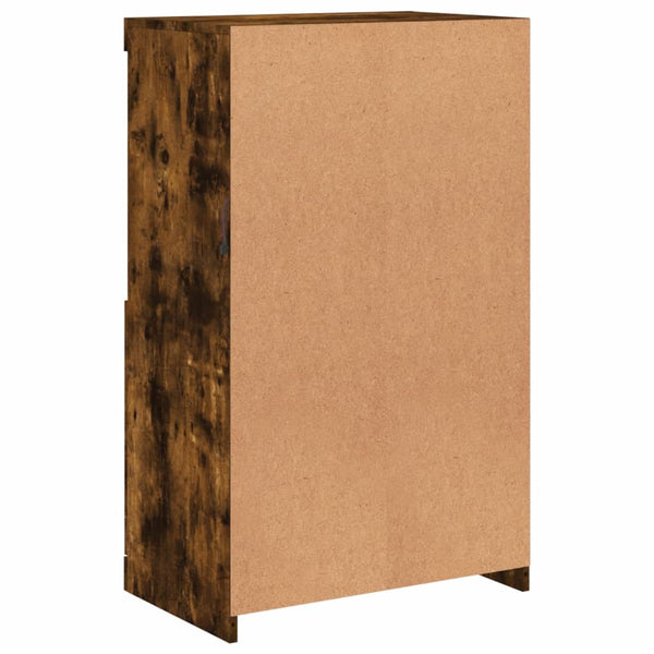 Räuchereiche Sideboard mit LED-Beleuchtung Velichi 60,5x37x100cm