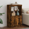 Räuchereiche Sideboard mit LED-Beleuchtung Velichi 60,5x37x100cm