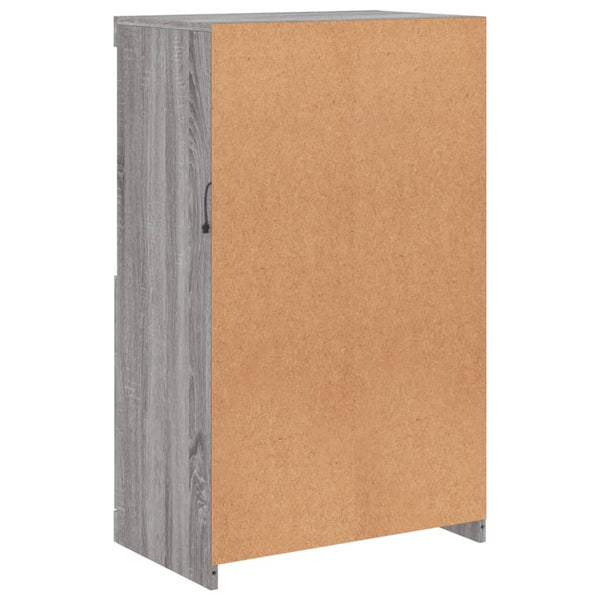 Graues Sideboard mit LED-Beleuchtung Velichi 60,5x37x100cm