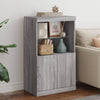 Graues Sideboard mit LED-Beleuchtung Velichi 60,5x37x100cm