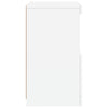 Valkoinen senkki led-valoilla Corteza 41x37x67cm