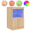 Sonoma-Eiche Sideboard mit LED-Beleuchtung Corteza 41x37x67cm