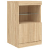 Sonoma-Eiche Sideboard mit LED-Beleuchtung Corteza 41x37x67cm