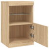Sonoma-Eiche Sideboard mit LED-Beleuchtung Corteza 41x37x67cm