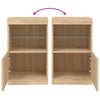 Sonoma-Eiche Sideboard mit LED-Beleuchtung Corteza 41x37x67cm