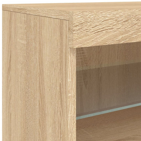 Sonoma-Eiche Sideboard mit LED-Beleuchtung Corteza 41x37x67cm