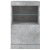 Betongraues Sideboard mit LED-Beleuchtung Corteza 41x37x67cm