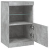Betongraues Sideboard mit LED-Beleuchtung Corteza 41x37x67cm