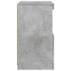 Betongraues Sideboard mit LED-Beleuchtung Corteza 41x37x67cm