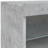 Betongraues Sideboard mit LED-Beleuchtung Corteza 41x37x67cm