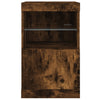 Sideboard aus geräucherter Eiche mit LED-Beleuchtung Corteza 41x37x67cm