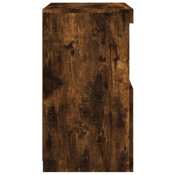 Sideboard aus geräucherter Eiche mit LED-Beleuchtung Corteza 41x37x67cm