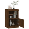 Braunes Eichen Sideboard mit LED-Beleuchtung Corteza 41x37x67cm