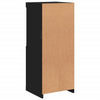 Schwarze Kommode mit LED-Beleuchtung Anaftasie 41x37x100cm