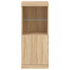 Kommode Sonoma Eiche mit LED-Beleuchtung Anaftasie 41x37x100cm