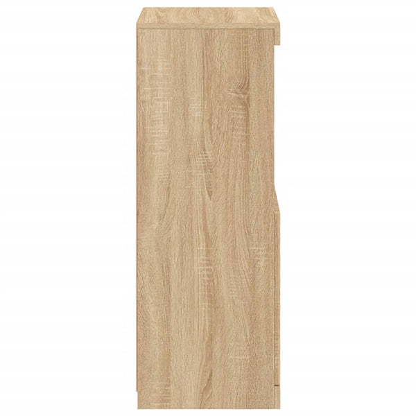 Kommode Sonoma Eiche mit LED-Beleuchtung Anaftasie 41x37x100cm
