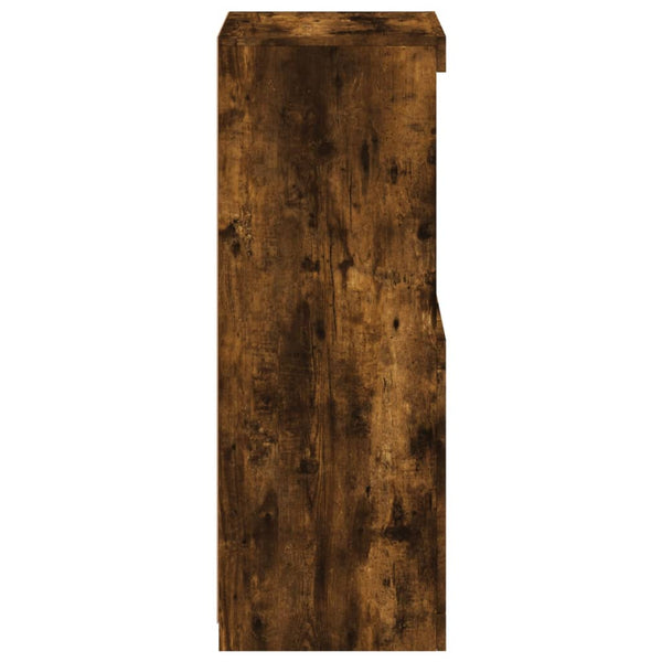 Sideboard aus Raucheiche mit LED-Beleuchtung Anaftasie 41x37x100cm