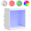 Valkoinen senkki led-valoilla Beckett 60,5x37x67cm