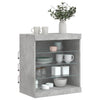 Betoninharmaa senkki led-valoilla Beckett 60,5x37x67cm