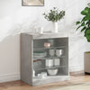 Betoninharmaa senkki led-valoilla Beckett 60,5x37x67cm