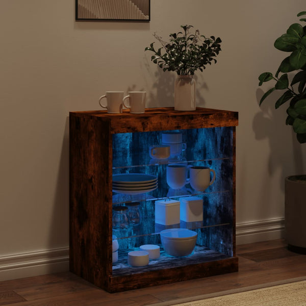 Savutammi senkki led-valoilla Beckett 60,5x37x67cm