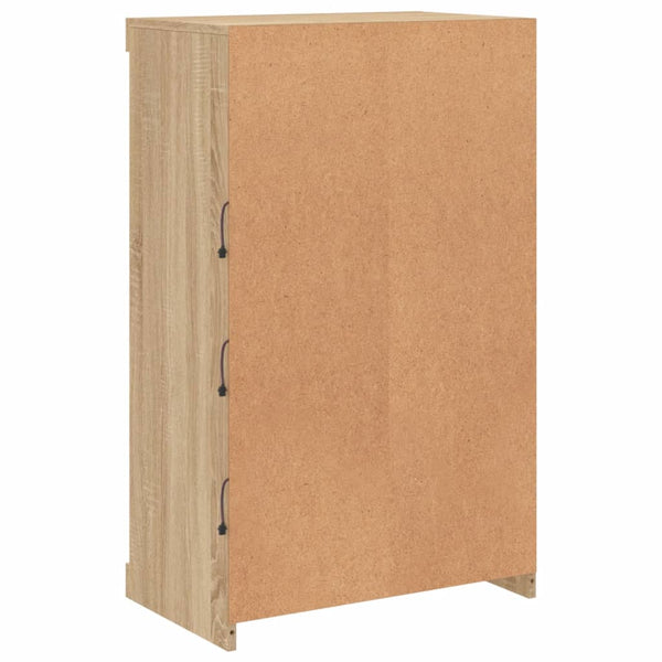 Sideboard Sonoma Eiche mit LED-Beleuchtung Ghiulaidin 60,5x37x100cm