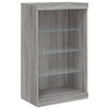 Harmaa senkki led-valoilla Ghiulaidin 60,5x37x100cm