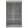 Harmaa senkki led-valoilla Ghiulaidin 60,5x37x100cm